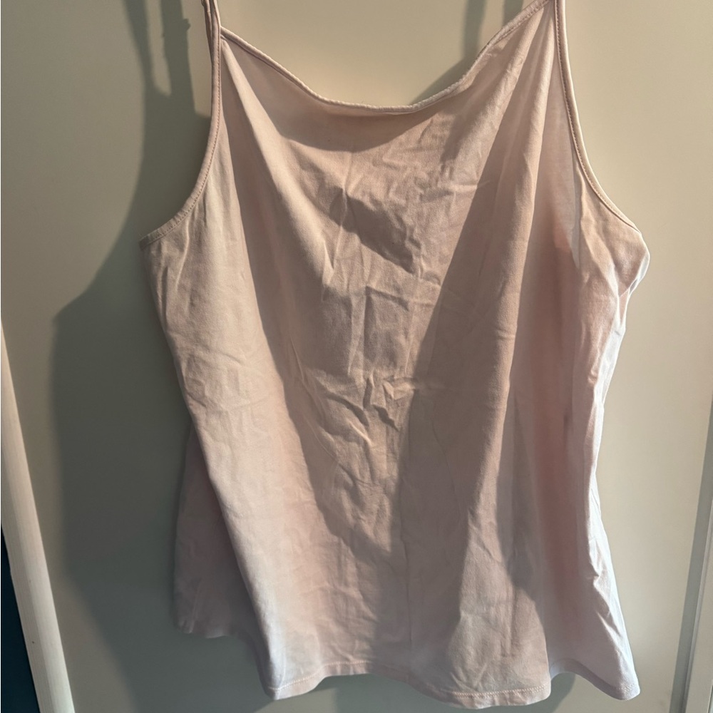 LOFT Pink Sleeveless Relaxed Camisole